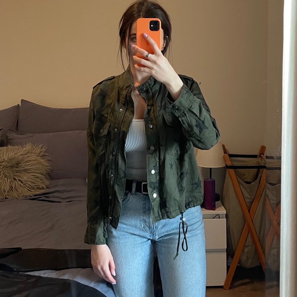 Rails Stars Army Jacket Xs - image 1